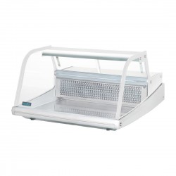 Polar G-serie vis koelvitrine 175L – witte display koelkast