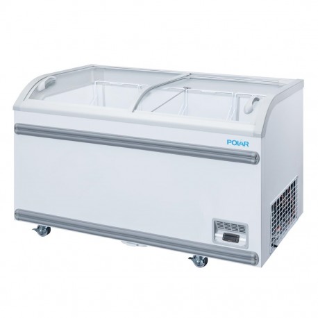 Polar G-serie Supermarkt Display Vriezer 500L - Witte Display Vrieskist