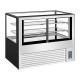 Polar U-serie delicatessen vitrine koelkast 485L – RVS & Glas