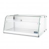 Polar G-serie aanrecht zelfbedieningsvitrine – RVS & glas – 40L – Zilver