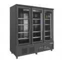 Polar G-Series driedeurs multideck vriezer 1156L – zwarte display koeling van staal