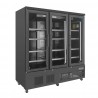Polar G-Series driedeurs multideck vriezer 1156L – zwarte display koeling van staal