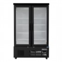 Polar G-serie dubbele deur multideck vriezer - zwart, 1200mm breed