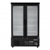 Polar G-serie dubbele deur multideck vriezer - zwart, 1200mm breed