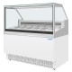 Polar U-serie IJsvitrinekast met 6 Pannen – Display Vriezer Wit