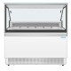 Polar U-serie IJsvitrinekast met 6 Pannen – Display Vriezer Wit