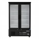 Polar G-serie multideck koelkast met dubbele deuren – zwart, 744L