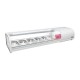 Polar G-serie energiezuinige tapas display koelkast – RVS & glas, wit