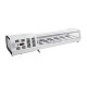 Polar G-serie energiezuinige tapas display koelkast – RVS & glas, wit