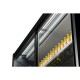 Zoin Cervinho Multideck Display Zwart Met Scharnierende Deuren 1200mm