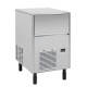 Polar U-serie premium ijsblokjesmachine RVS – 33 kg capaciteit, zilver