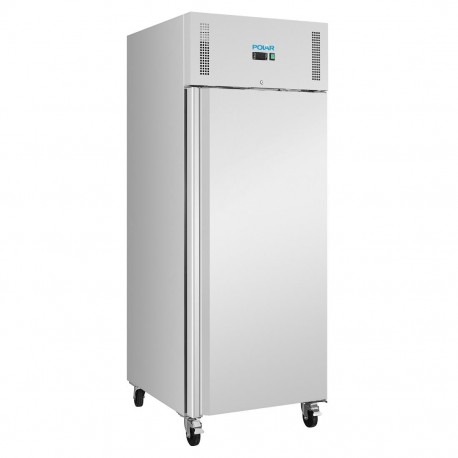 Polar U-serie staande enkeldeurs koelkast of vriezer 560L RVS