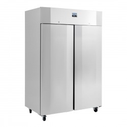 Polar U-serie energiezuinige RVS koelkast met dubbele deur - 1400L