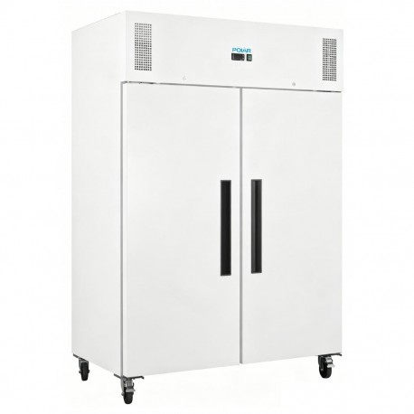 Polar G-serie Vrieskast Staand Dubbeldeurs Wit 1152L | Gelakt Staal