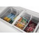 Polar G-Series display vrieskist 200L wit – RVS koelvriezer voor winkel en horeca
