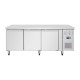 Polar U-serie RVS koelwerkbank met 3 deuren en euronorm opslag 634L