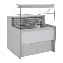 Zoin Tibet Serve Over Counter Grijs 1000mm – RVS Koeltoonbank