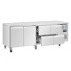 Polar U-serie Premium Koelwerkbank RVS – 2 Deuren, 4 Lades, 476L