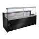 Zoin Tibet Toonbank Zwart 2000mm | RVS Koelvitrine voor Horeca