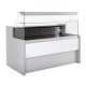 Zoin Tibet Serve Over Counter Grijs 1500mm - RVS Koeltoonbank
