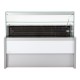 Zoin Tibet Serve Over Counter Grijs 1500mm - RVS Koeltoonbank