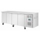 Polar U-serie vierdeurs slanke koelwerkbank RVS - 312L