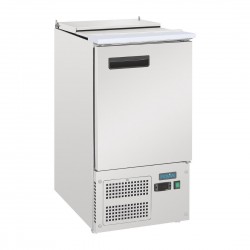 Polar G-serie enkeldeurs saladette koelwerkbank RVS – 109L