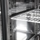 Polar U-serie RVS koelwerkbank met drie deuren – 417L