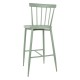 Bolero Windsor Aluminium Hoge Kruk Groen - Set van 2
