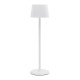 Securit Georgina Draadloze LED Tafellamp Wit - Dimbaar met Magnetische Oplaadkabel