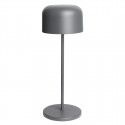 Olympia Siena Tafellamp Ronde Koepel Grijs 300mm