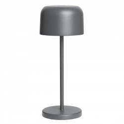 Olympia Siena Tafellamp Ronde Koepel Grijs 200mm