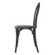 Bolero Soho Stoelen in Buighout Stijl - Polypropyleen Hars Zwart (Set van 4)