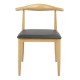 Bolero Camden Gevoerde Interieurstoelen (2 stuks) – Staal – Bruin