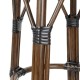 Bolero Parijse Stijl PE Rieten Barkrukken Zwarte Stip Mix – Set van 2