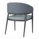 Bolero Meridian Binnenstoelen Steengrijs Blauw – Set van 2