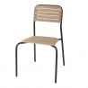 Bolero Santorini Tuinstoelen met Houteffect – Set van 4 (Bruin)