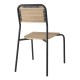 Bolero Santorini Tuinstoelen met Houteffect – Set van 4 (Bruin)
