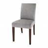 Bolero Chiswick eetkamerstoelen grijs (2 stuks) – hout & textiel