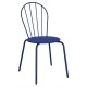 Bolero Adeline Stoel Donkerblauw (4 stuks) - Stalen Stoelen voor Binnen en Buiten
