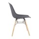 Bolero Arlo stoelen donkergrijs – set van 2 stuks
