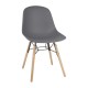Bolero Arlo stoelen donkergrijs – set van 2 stuks
