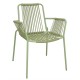 Bolero Melbourne Armstoelen Lichtgroen – Set van 4 Stoelen