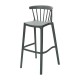Attends Windson polypropyleen barkruk groen - set van 4 stuks