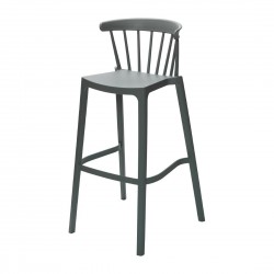 Attends Windson polypropyleen barkruk groen - set van 4 stuks