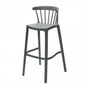 Attends Windson polypropyleen barkruk groen - set van 4 stuks