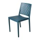 Baltimore stapelbare polypropyleen stoelen blauw (set van 4) - Attends