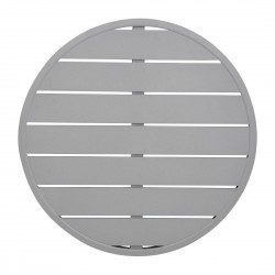 Bolero aluminium tafelblad rond lichtgrijs 580mm