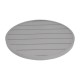 Bolero aluminium tafelblad rond lichtgrijs 580mm