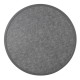 Bolero rond tafelblad van glasvezel, geborsteld zwart 580mm